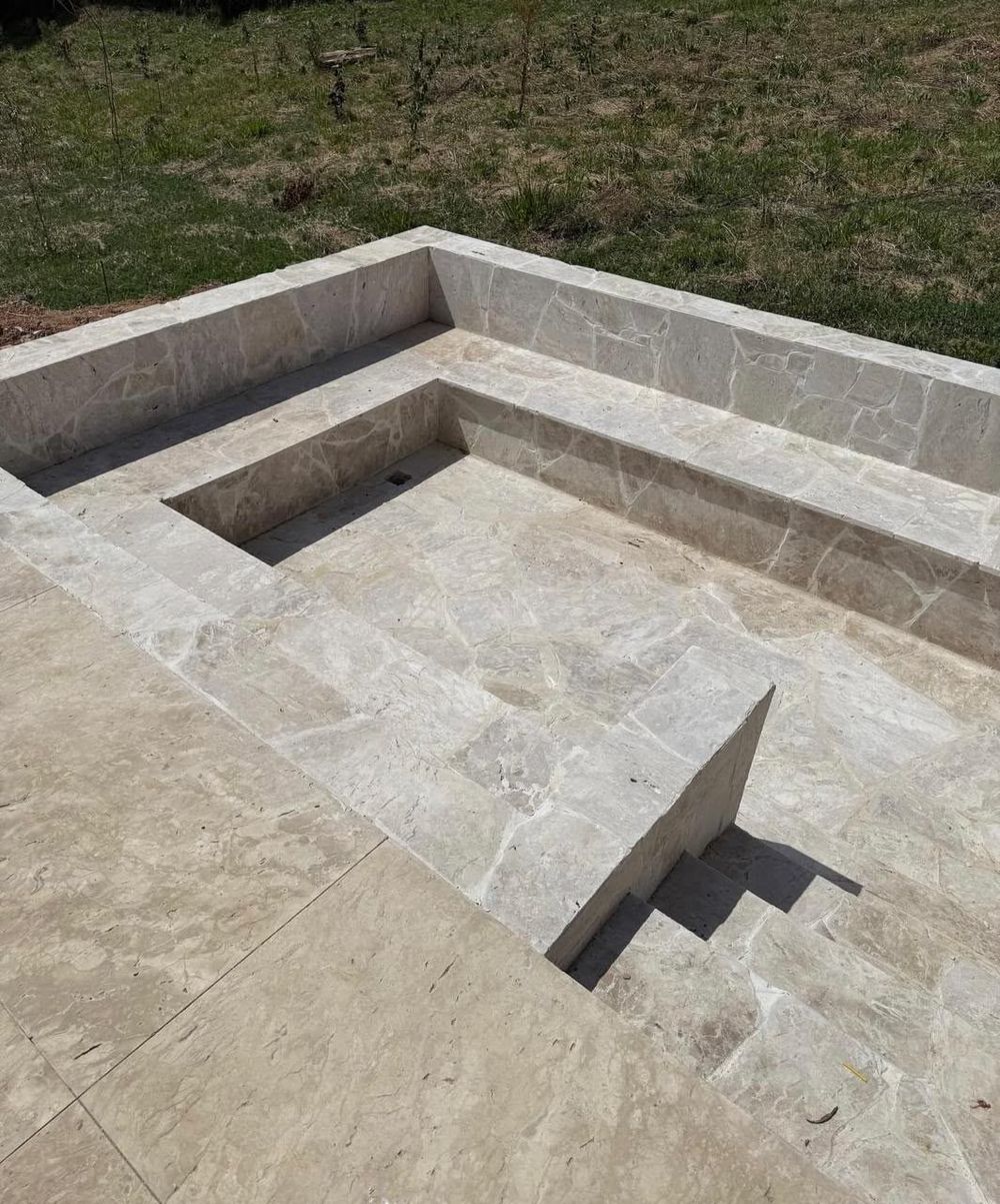 Piso Travertino Polido 1x1